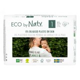 Eco By Naty, Ekologiczne pieluszki jednorazowe rozmiar 1, 2-5 kg, 25 sztuk - miniaturka zdjęcia produktu