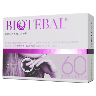 Biotebal  5mg, 60 tabletek - zdjęcie produktu