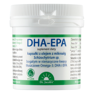 Dr. Jacob's DHA-EPA, 60 kapsułek - zdjęcie produktu