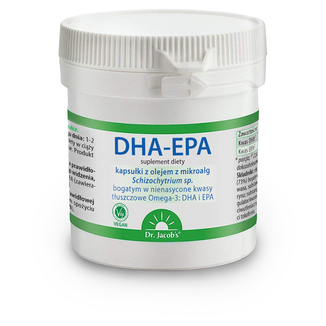 Dr. Jacob's DHA-EPA, 60 kapsułek - zdjęcie produktu