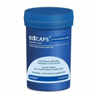 ForMeds Bicaps Hyaluronic Acid, kwas hialuronowy, 60 kapsułek - zdjęcie produktu