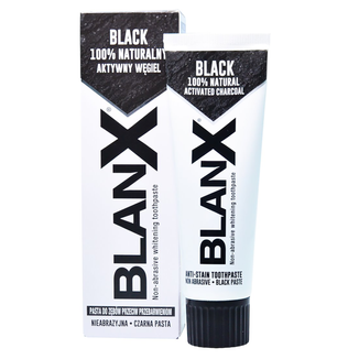 BlanX Black, wybielająca pasta do zębów, z węglem aktywnym, 75 ml - zdjęcie produktu