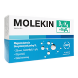 Molekin D3 + K2 + MgB6, 60 tabletek powlekanych - miniaturka zdjęcia produktu