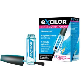 Excilor Leczenie grzybicy paznokci, płyn 3,3 ml KRÓTKA DATA - zdjęcie produktu