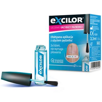 Excilor Leczenie grzybicy paznokci, płyn 3,3 ml Excilor Leczenie grzybicy paznokci, płyn 3,3 ml - zdjęcie produktu