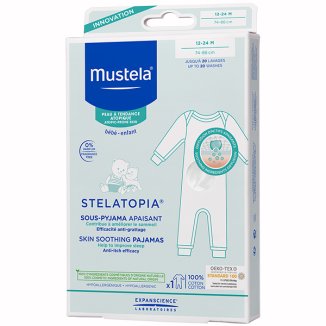 Mustela Stelatopia, kojąca piżamka dla dzieci od 12 do 24 miesiąca życia, 74-86 cm, 1 sztuka - zdjęcie produktu