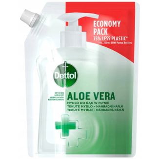 Dettol, mydło w płynie, delikatny aloes, zapas, 500 ml - zdjęcie produktu