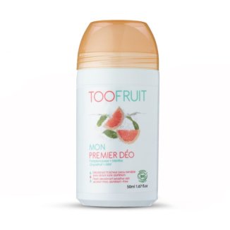 Toofruit, antybakteryjny dezodorant w kulce dla dzieci, grejpfrut i mięta, 50 ml - zdjęcie produktu