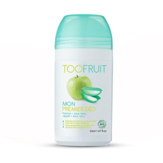 Toofruit, antybakteryjny dezodorant w kulce dla dzieci, jabłko i aloes, 50 ml - zdjęcie produktu