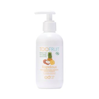 Toofruit, dermo-kojący szampon do włosów dla dzieci, ananas i kokos, 200 ml - zdjęcie produktu