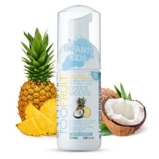 Toofruit, pianka oczyszczająca do mycia twarzy dla dzieci, ananas i kokos, 100 ml - 2 Toofruit, pianka oczyszczająca do mycia twarzy dla dzieci, ananas i kokos, 100 ml - 2 - zdjęcie produktu