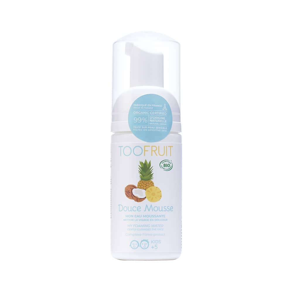 Nieznana Toofruit, pianka oczyszczająca do mycia twarzy dla dzieci, ananas i kokos, 100 ml