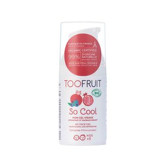 Toofruit So Cool, delikatny żel nawilżający dla dzieci, skóra wrażliwa, jagoda i granat, 30 ml - zdjęcie produktu