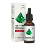 Aura Herbals Chlorofil z morwy białej, koncentrat, krople, 30 ml - miniaturka zdjęcia produktu