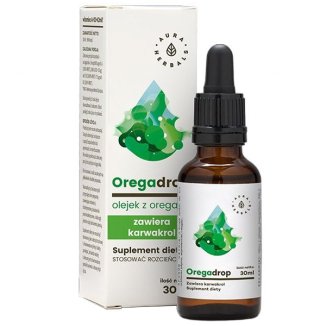 Aura Herbals Oregadrop, olejek z oregano, krople, 30 ml - 2 Aura Herbals Oregadrop, olejek z oregano, krople, 30 ml - 2 - zdjęcie produktu