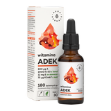 Aura Herbals Witamina ADEK, krople, 30 ml  USZKODZONE OPAKOWANIE - miniaturka zdjęcia produktu