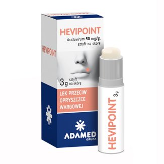 Hevipoint 50 mg/ g, sztyft na skórę, 3 g - zdjęcie produktu