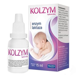 Kolzym, laktaza, krople doustne, 15 ml USZKODZONE OPAKOWANIE - zdjęcie produktu