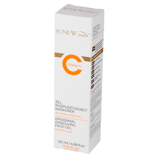 SunewMed+ Vitamin C, żel do twarzy rozpuszczający naskórek, 120 g - zdjęcie produktu