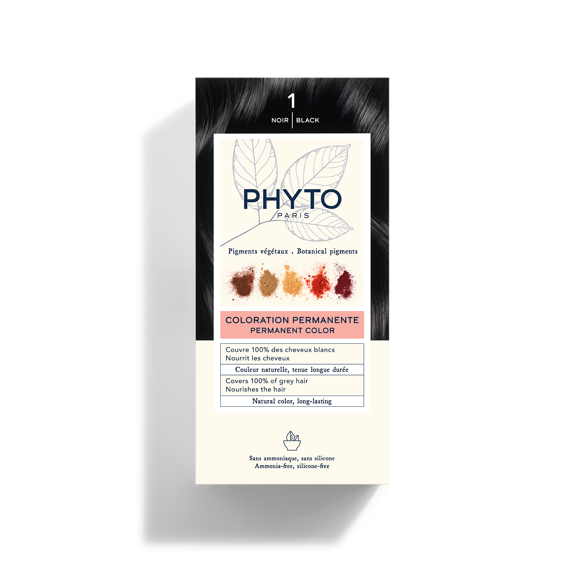 Phyto Phyto Color, Haarfarbe, 1 schwarz, 50 ml — Inhaltsstoffe und Bewertung