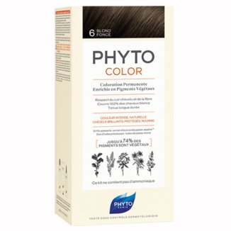 Phyto Color, farba do włosów, 6 ciemny blond, 50 ml - zdjęcie produktu