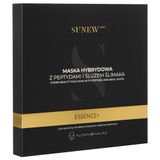 SunewMed+ Essence+, maska w płachcie to twarzy z peptydami i śluzem ślimaka, 4 sztuki - miniaturka zdjęcia produktu