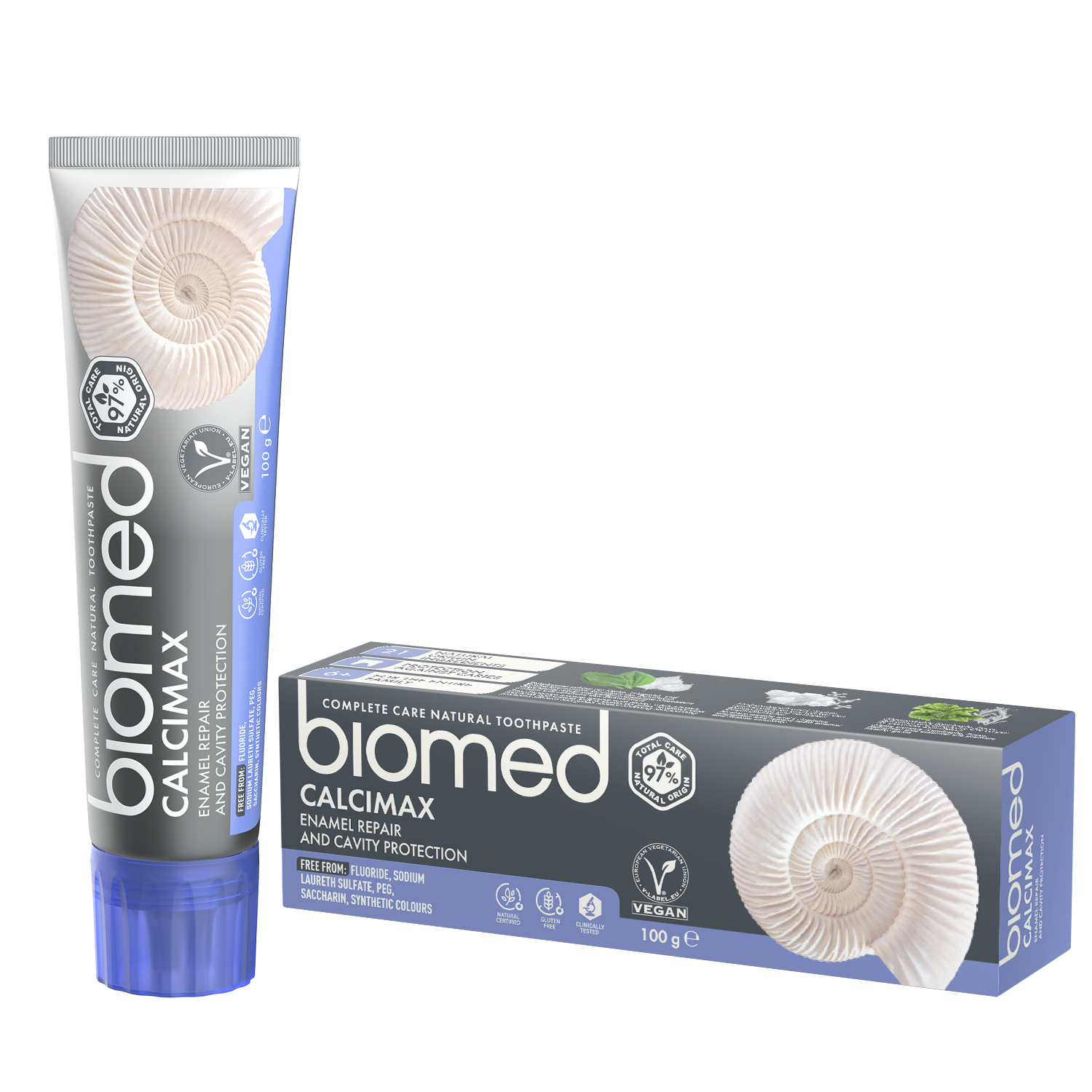 Biomed Calcimax, Zahnpasta stärkend, ohne Fluorid, 100 g