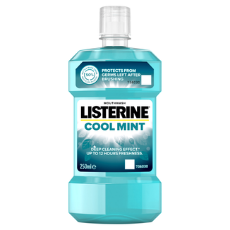 Listerine Cool Mint, płyn do płukania jamy ustnej, 250 ml - zdjęcie produktu