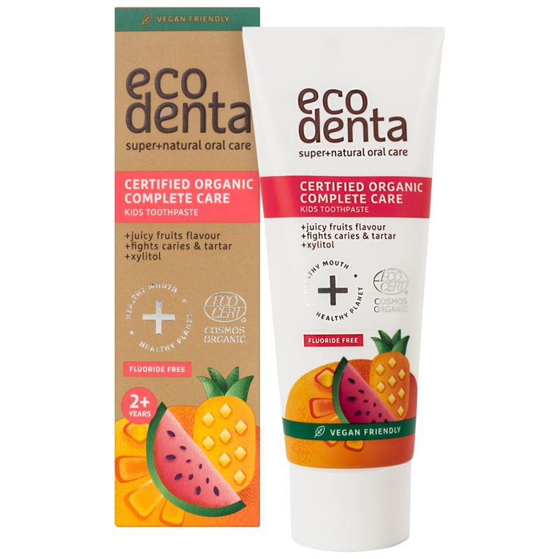 Ecodenta Ecodenta Organic, pasta do zębów dla dzieci, owocowa, 75 ml