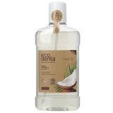 Ecodenta, płyn do płukania jamy ustnej, mięta i kokos, bez alkoholu, 500 ml - miniaturka zdjęcia produktu