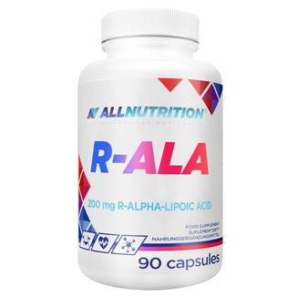 Allnutrition R-ALA, kwas R-alfa-liponowy 200 mg, 90 kapsułek - zdjęcie produktu