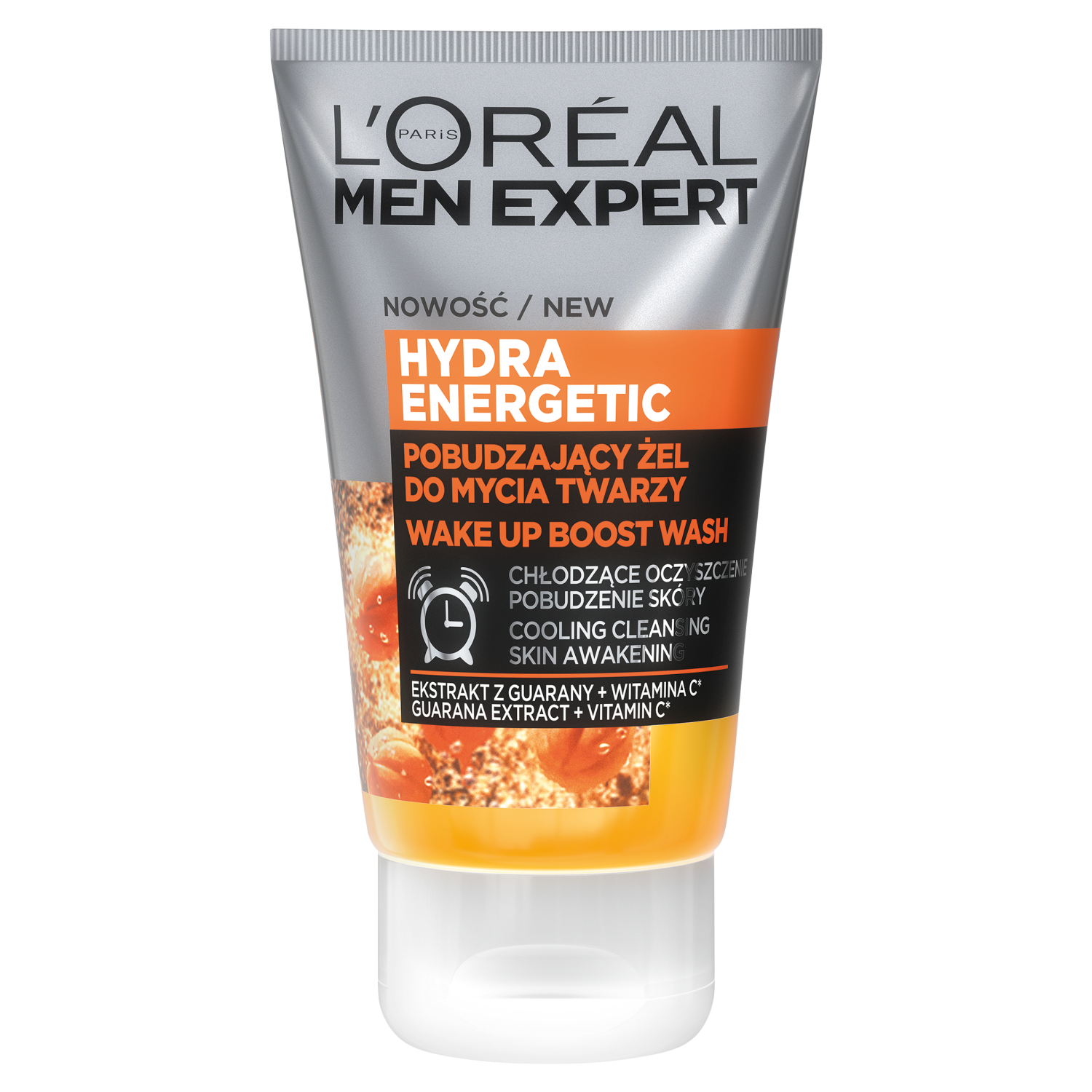 L'Oreal Paris L’Oreal Men Expert Hydra Energetic, pobudzający żel do mycia twarzy dla mężczyzn, 100 ml