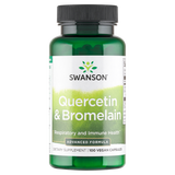 Swanson Quercetin & Bromelain, kwercetyna i bromelaina, 100 kapsułek - miniaturka zdjęcia produktu