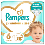Pampers Premium Care 6 (13-18 kg), pieluchy, 38 sztuk - miniaturka zdjęcia produktu
