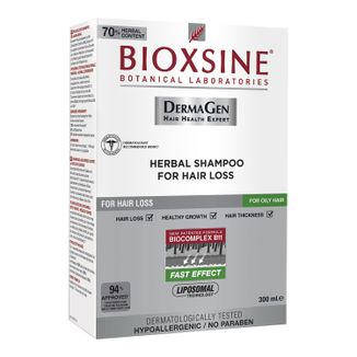 Bioxsine, ziołowy szampon przeciw wypadaniu włosów tłustych, 300 ml - zdjęcie produktu