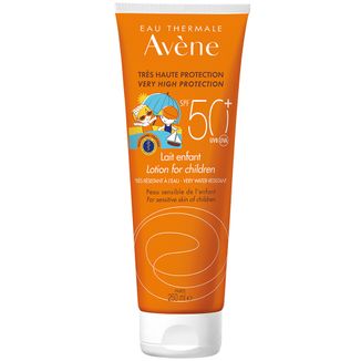 Avene Sun, mleczko ochronne do twarzy i ciała dla dzieci, skóra wrażliwa, SPF50+, 250 ml - zdjęcie produktu