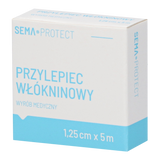 SEMA Protect, przylepiec włókninowy, 1,25 cm x 5 m, 1 sztuka - miniaturka zdjęcia produktu