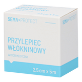 SEMA Protect, przylepiec włókninowy, 2,5 cm x 5 m, 1 sztuka - miniaturka zdjęcia produktu