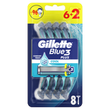 Gillette Blue 3 Cool, maszynki do golenia jednorazowe, 8 sztuk Gillette Blue 3 Cool, maszynki do golenia jednorazowe, 8 sztuk - miniaturka zdjęcia produktu