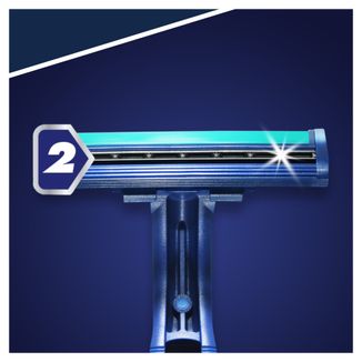 Gillette Blue II Plus, maszynki do golenia jednorazowe, 5 sztuk - 3 Gillette Blue II Plus, maszynki do golenia jednorazowe, 5 sztuk - 3 - zdjęcie produktu