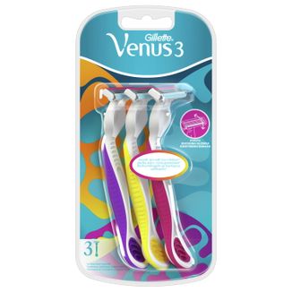 Gillette Simply Venus 3, maszynki do golenia jednorazowe, 3 sztuki - zdjęcie produktu