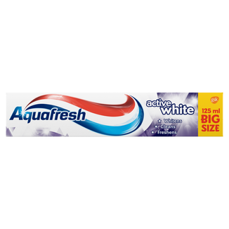 Aquafresh Active White, pasta do zębów, 125 ml USZKODZONE OPAKOWANIE - zdjęcie produktu