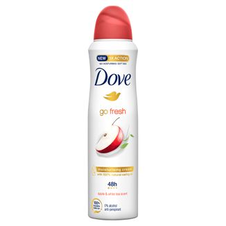 Dove Go Fresh, antyperspirant w sprayu, jabłko i biała herbata, 150 ml - zdjęcie produktu