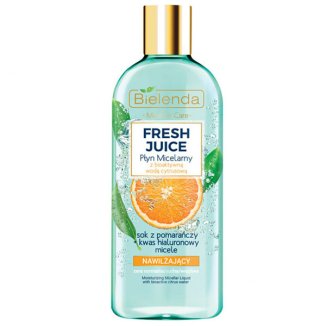 Bielenda Fresh Juice, nawilżający płyn micelarny, pomarańcza, 500 ml - zdjęcie produktu