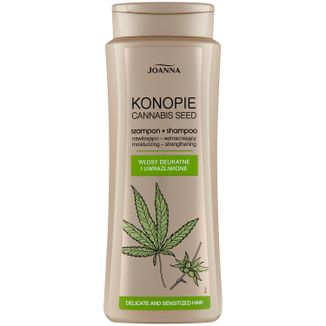 Joanna Konopie, szampon do włosów nawilżająco wzmacniający, 400 ml - zdjęcie produktu