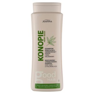 Joanna Konopie, szampon do włosów nawilżająco wzmacniający, 400 ml - zdjęcie produktu