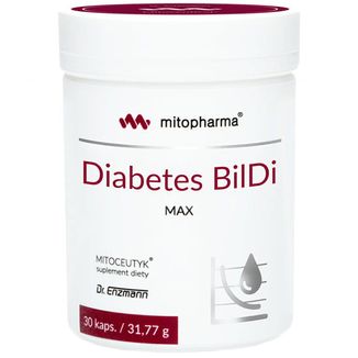 Mito-Pharma, Diabetes BilDi max, 30 kapsułek - zdjęcie produktu
