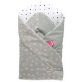 Motherhood, rożek bawełniany, kropy różowe, 1 sztuka - miniaturka zdjęcia produktu