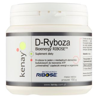 Kenay D-Ryboza Bioenergy Ribose, 150 g KRÓTKA DATA - zdjęcie produktu