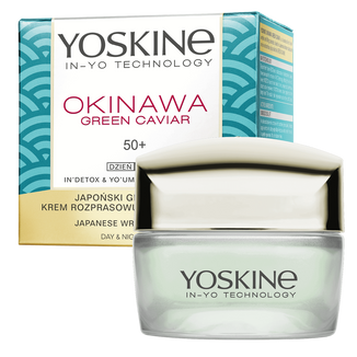 Yoskine Okinawa Green Caviar 50+, krem rozprasowujący zmarszczki, 50 ml - zdjęcie produktu